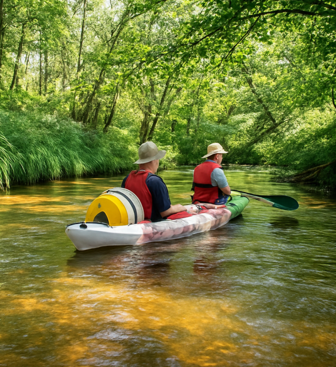 Canoë sur la Leyre