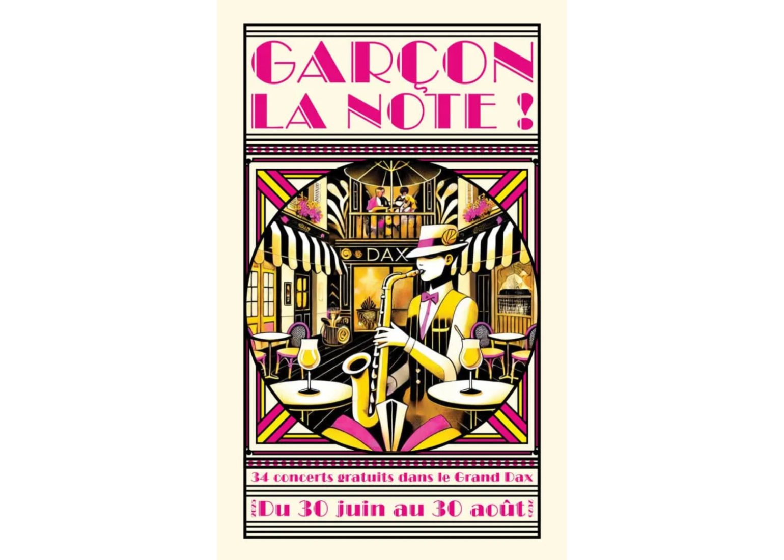 Garçon La Note - Juillet et Août 2026