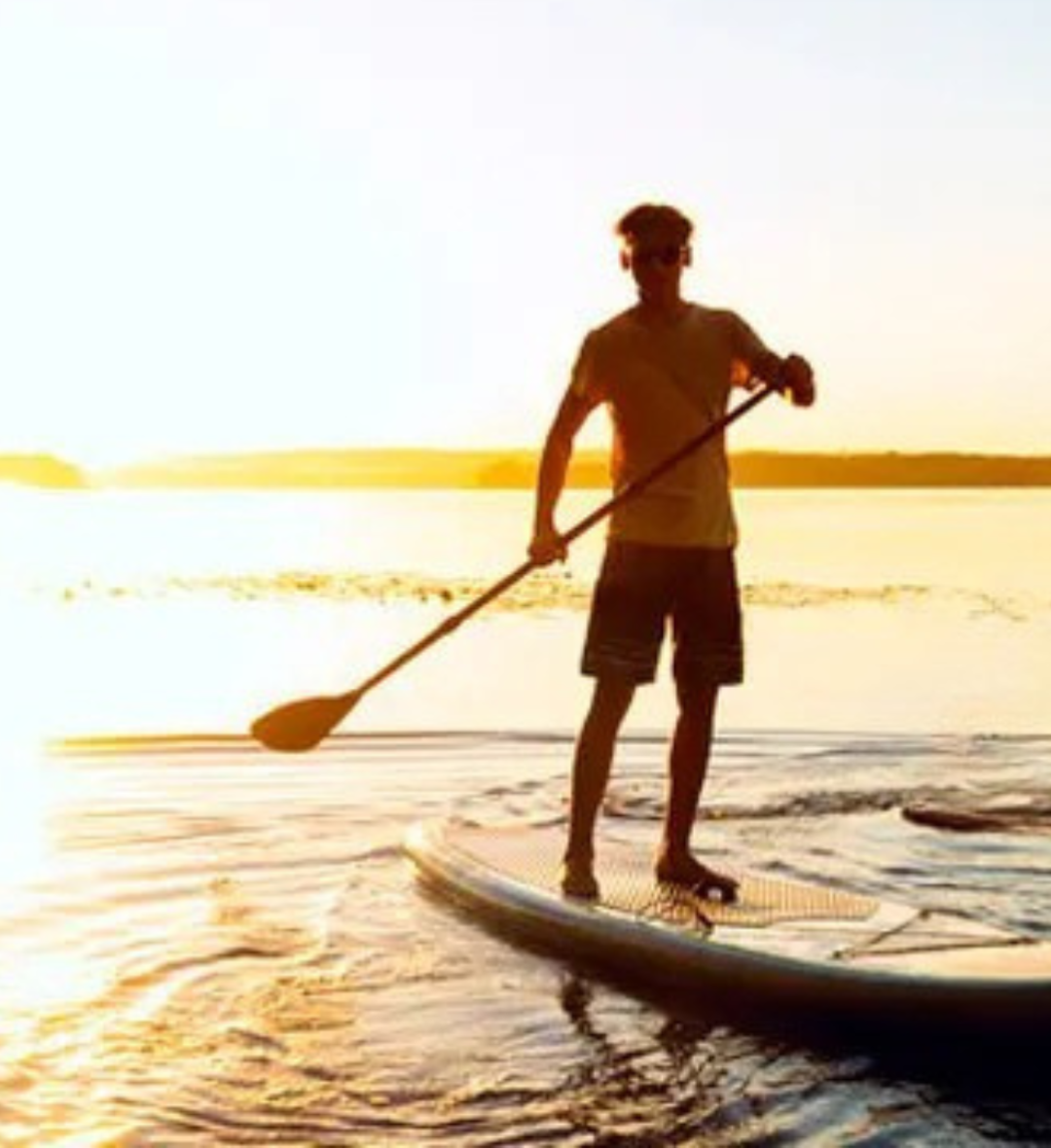 Paddle sur le lac de Vieux-Boucau